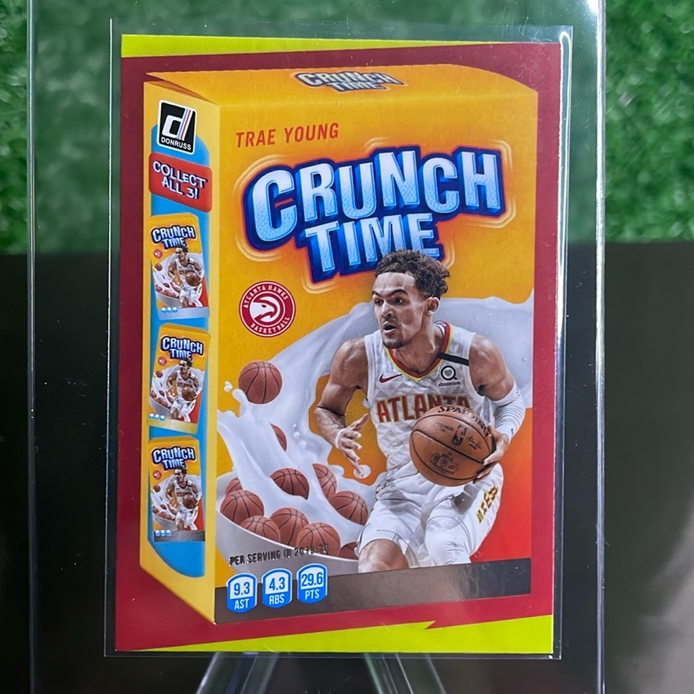 81. Panini CRUNCH TIME Trae Young CARD 2020-21 No.3 🔥🏈